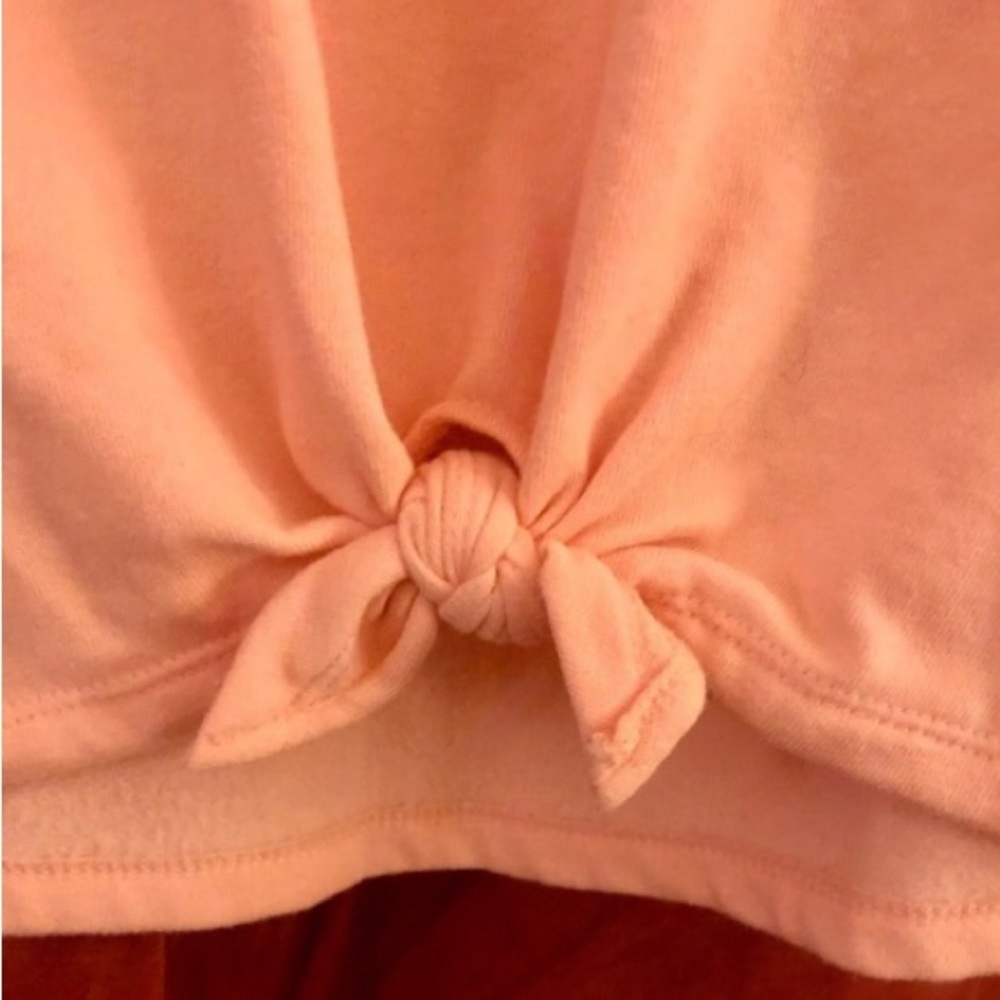 Girls Laguna Beach California Peach Long Sleeve Light Sweatshirt Teen | Pre-Teen - Picture 2 of 4